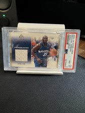 MICHAEL JORDAN PSA 8 2003 UD SP GAME USED #92 GAME USED JERSEY 25/100 GOLD HOF