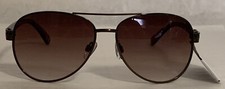 Ophelia Roe 31525 FGL224 Bronze Metal/Brown Gradient Aviator Sunglasses