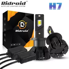 CANbus H7 LED Headlight Super Bright Bulbs Kit White 24000LM High/Low Beam 6500K