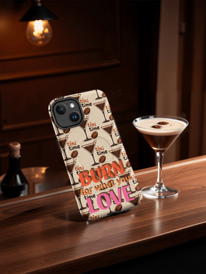 iPhone Magnetic Tough Cases, Premium Luxury Espresso Martini Design