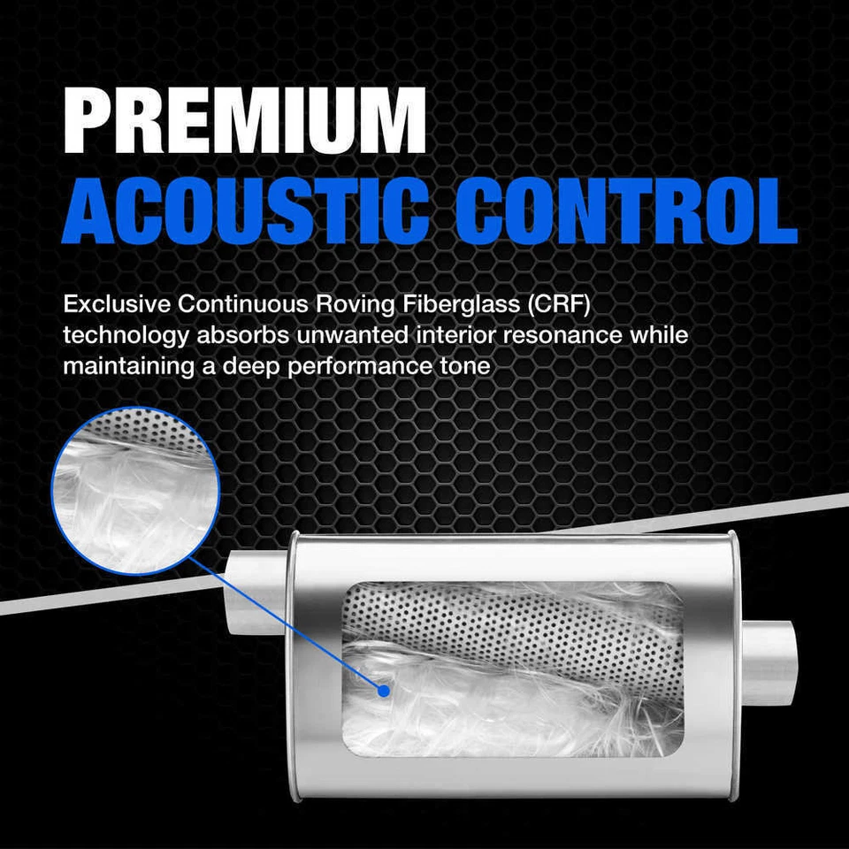 Silenciador de escape-Ultra Flo SS Universal Dynomax 17296 - Imagem 2 de 4