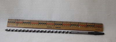 Fine User NOS Razor Sharp Vintage C. E. Jennings 1/4'' x 12'' Boring Bit #HH108