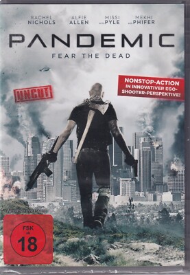 Horror FSK 18 DVD PANDEMIC Endzeit UNCUT Zombies Blutige Action Virus NEU #X1004