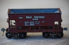 VINTAGE Athearn Roundhouse Great Northern Ore Car 91636 HO Made in USA 1950's