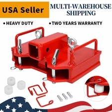 2'' Forklift Trailer Hitch Receiver Tow Hitch Attachments for Dual Pallet Fork