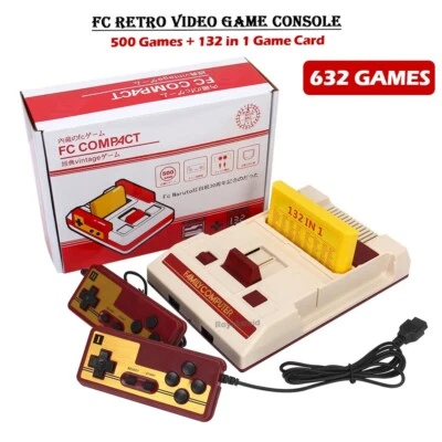 8 Bit Video Game Console Built in 500 Classic Games Family Computer TV Game Cons