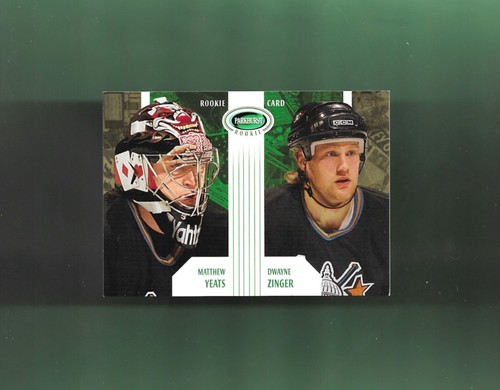 2003-04 Parkhurst ROOKIES RC # 67 DWAYNE ZINGER/MATHEW YEATS CAPITALS ...