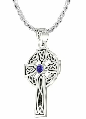 Collane e pendagli di lusso con gemme in argento sterling pietra principale ametista ametista