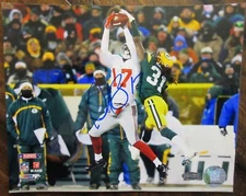 Plaxico Burress Signed 8X10 Photo - Steiner
