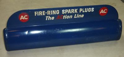 Vintage Action Line AC Spark Plug Display Dealership Dealer Fire Ring 3' wide