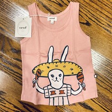 OEUF Pink Tank Top, Size 12-18mo NEW