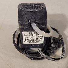 Aquarium Water Pump EB-386 Ac:110V 60Hz Hmax:1.6m Qmax:750L/H