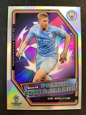 2021-22 Topps UEFA UCL Finest Kevin De Bruyne Prized Footballers PF-6 Man City