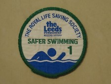 The Royal Life Saving Society UK Safer Swimming 1 Leeds BS Cloth Badge {RLSS}