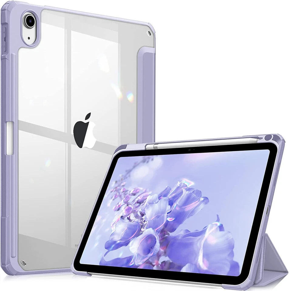Transparent iPad case with Pencil Holder - Slim Fit - Smart Cover - Image 4 of 4