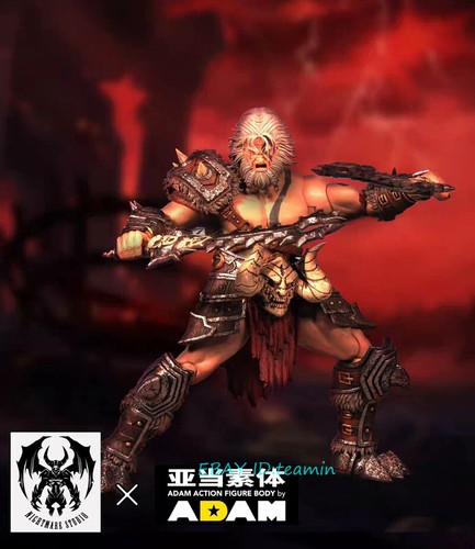 Nightmare Studio ADAM DF001 Barbarian Berserker 1/12 Action Figure In Stock - Picture 4 of 11