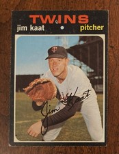 1971 Topps #245 Jim Kaat Minnesota Twins  EX 