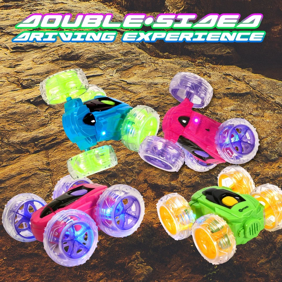 Contixo SC3 RC Cars Stunt Car 4WD 2.4Ghz Double Sided 360° Rotating RC Kids gift - Image 3 of 3