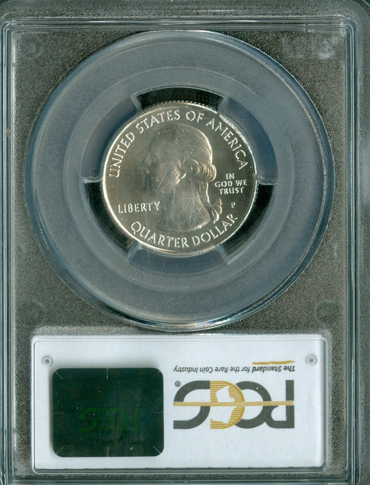 2018 P CUMBERLAND FLAG QUARTER PCGS MS67 PQ 2ND FINEST REGISTRY MAC SPOTLESS * - Image 4 of 4