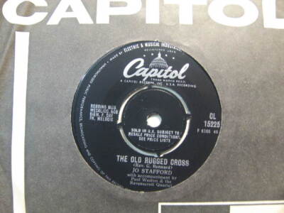 Jo Stafford   The Old Rugged Cross 1961 7  Capitol CL 15225