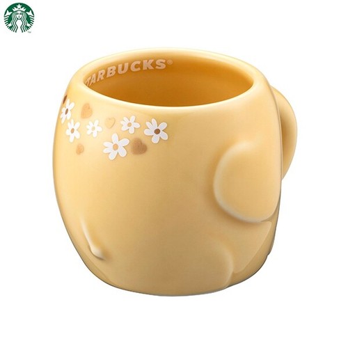 Starbucks 2022 3OZ Creamy Yellow Elephant Mug Espresso Free Shipping - Picture 2 of 2
