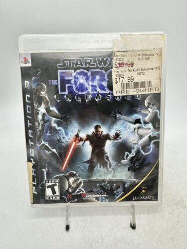 Star Wars: The Force Unleashed (Sony PlayStation 3, 2008) PS3 ohne Handbuch getestet