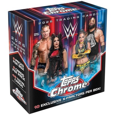 WWE Topps Chrome 2026 - Base / X-Fractor - 1-200 - Pick your Card - je 1 