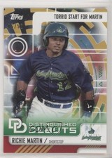 2016 Topps Pro Debut Distinguished Debuts Gold 45/50 Richie Martin #DD-19 4r2