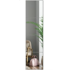Full Length Wall Mirror Tiles, 12 x 12 Inch x 4Pcs Wall Mounted Frameless Gla...