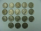 COMPLETE BUFFALO NICKEL SET FROM 1929 PDS TO 1938 D VG TO XF 4 DIGIT SET NO ACID
