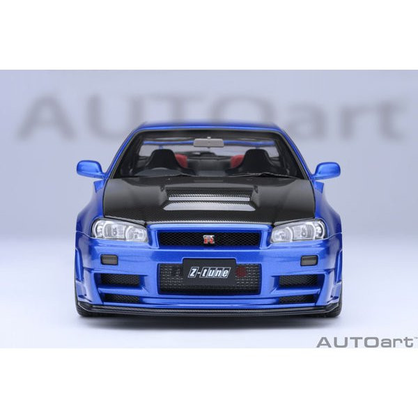 77460 1/18 Nismo R34 Gt-R Z-Tune Bayside Blue/Carbon Black 77460 1/18 Nismo R34 Gt-R Z-Tune Bayside Blue/Carbon Black