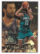 VLADE DIVAC 1996-97 FLAIR SHOWCASE ROW 1 79 CHARLOTTE HORNETS LA LAKERS KINGS