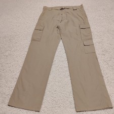 Belstaff Pants Mens 54 Fits 36x34 Beige Cargo Moto Snap Utlity Designer Italy