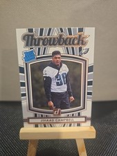 2025 Panini Donruss - Rated Rookies Throwbacks Jihaad Campbell #1 (RC)
