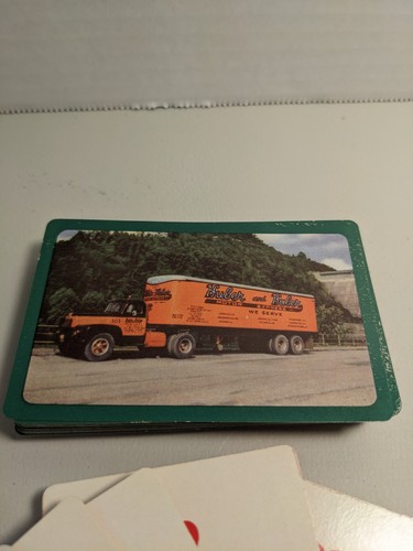 2 barajas publicitarias de cartas de colección Huber And Huber Motor Express Inc. - Imagen 9 de 9