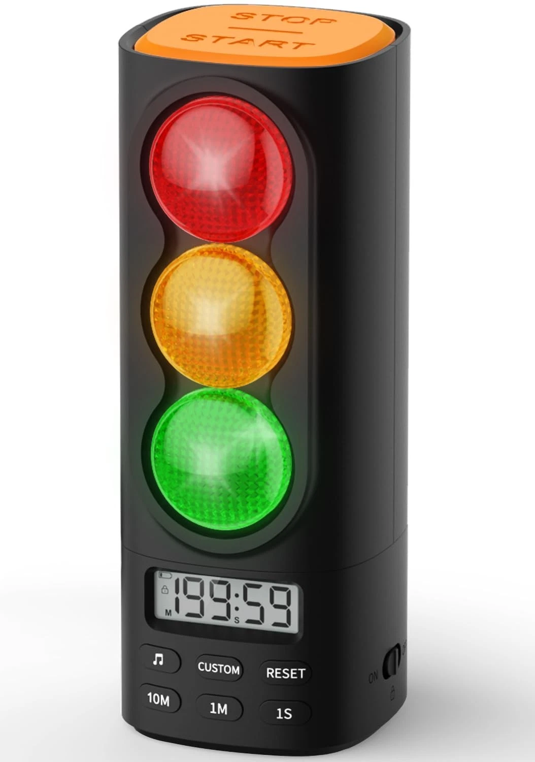 Traffic Light Visual Timer&ADHD Tool for Adults Display Volume Adjustment, wi...