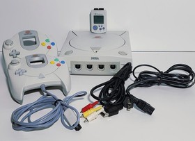 SEGA DREAMCAST  HKT-3020 GAMING CONSOLE BUNDLE  MADE IN JAPAN 2000 TESTED WORKS