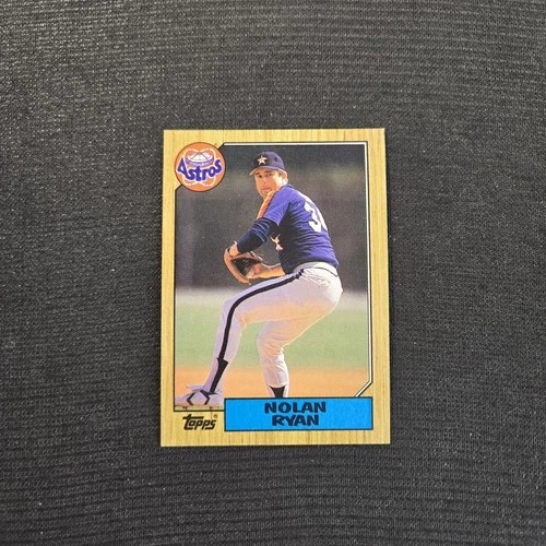 1987 Topps Baseball Houston Astros Nolan Ryan Card #757