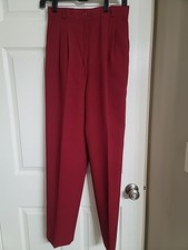 Counterparts Women's Dress Pants Size 8 Vintage Double Pleated Slacks