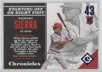 2017 Panini Chronicles Rookies Blue 38/299 Magneuris Sierra #131 Rookie RC 1u6