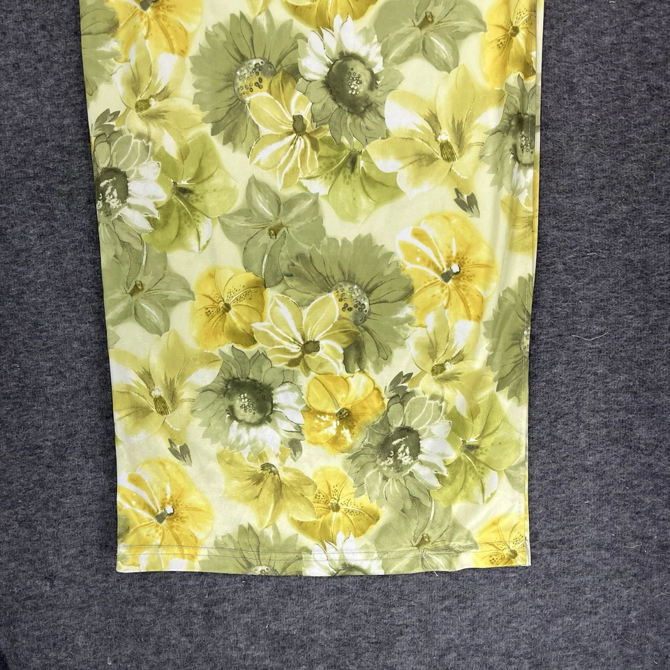 Maxi Vestido Joule Vintage Para Mujer S Verde Floral Sin Mangas Abertura Hada Grunge Años 90 Foto 2 de 4