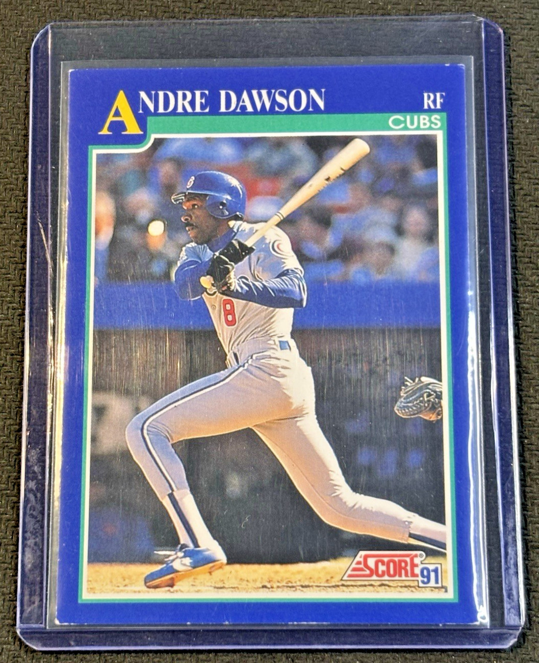 1991 SCORE BASEBALL ANDRE DAWSON #445 CHICAGO CUBS HOF LEGEND 🔥🔥