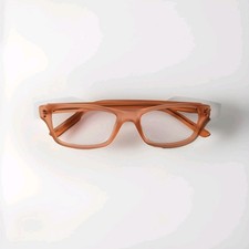 Zenni Optical Clear Pink Glasses Frames 125619 - Retro Rectangular - FREE SHIP