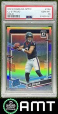 CJ C.J. Stroud PSA 10 2023 Panini Donruss Optic Holo Prizm Texans RC Rated 5197