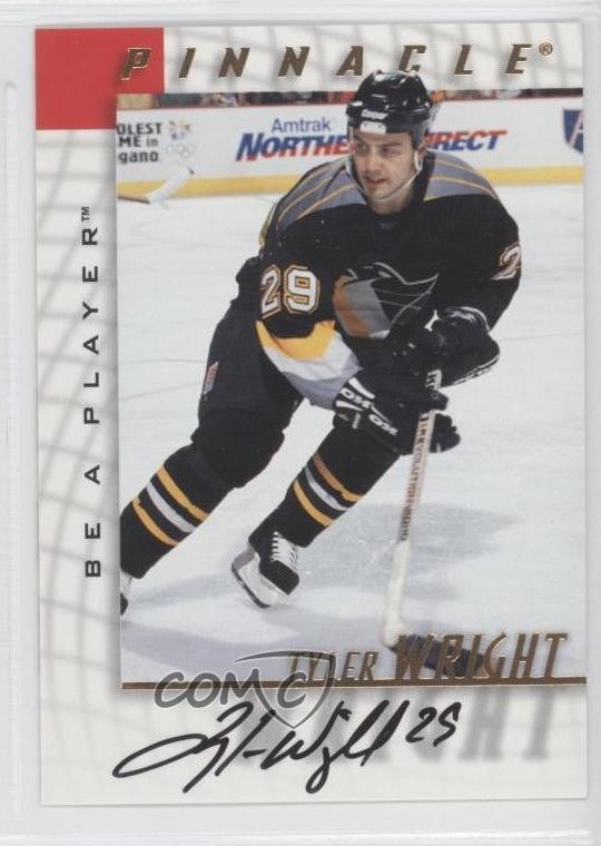 1997-98 Pinnacle Be A Player Auto Tyler Wright #64 Auto 0q3