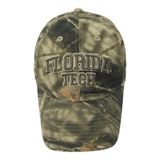 Florida Tech Panthers Camo Baseball Cap Embroidered Logo Hunting Strapback Hat