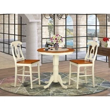 Dining Counter Height Set-Pub Table And Dining Chairs