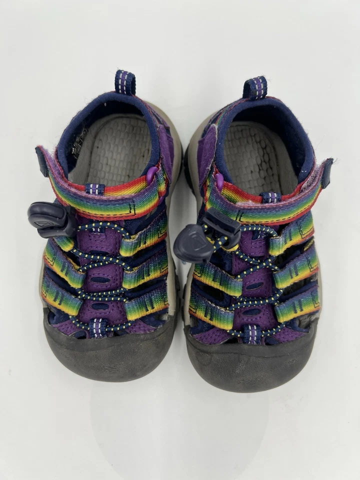 Keen Newport H2 凉鞋 彩虹 防水 儿童鞋 TODDLER 尺码 8 凉鞋 — 第 3/4 张图片