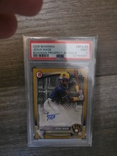 2025 Bowman Prospect Autograph Jesus Made BPA-JM Gold 20/50 PSA 9    #1 Prospect