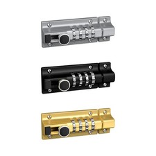 Combination Locking Bolt Barrel Bolt Door Latch Zinc Alloy Cabinet Password Lock